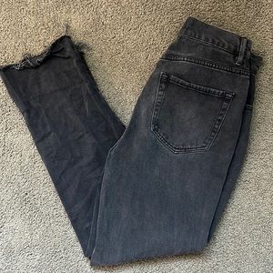 PACSUN black High rise straight jeans